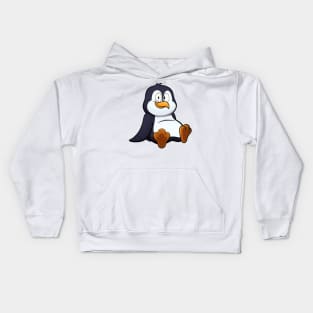 Cute Sitting Penguin Kids Hoodie